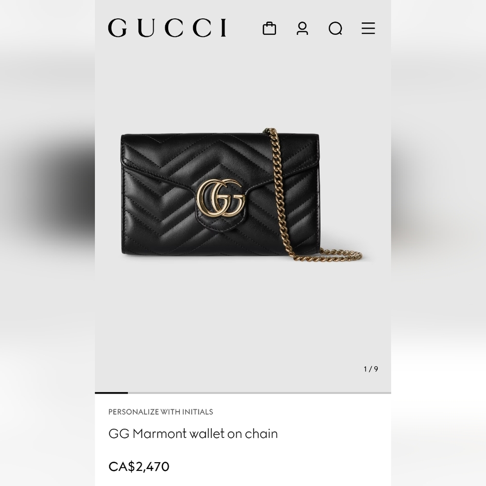 Gucci Marmont Wallet on Chain - Picture 13 of 13